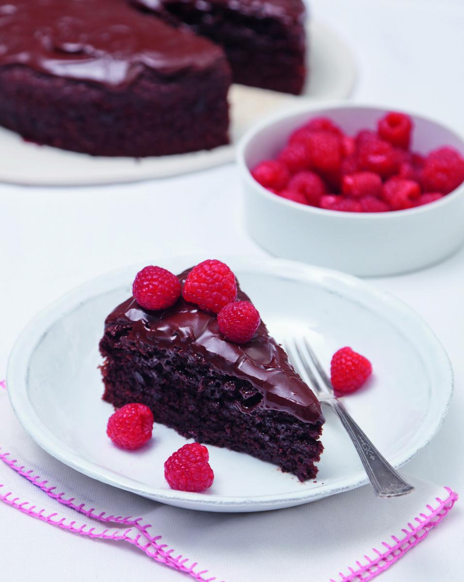 Raspberry chocolate cake | The Vegan Society